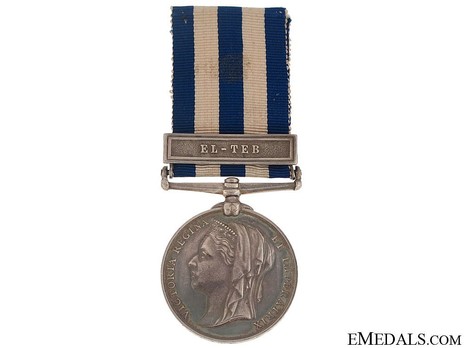 Silver Medal (with "EL-TEB" clasp) Obverse