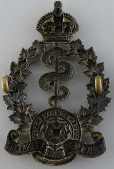 2nd Field Ambulance Other Ranks Cap Badge (without Overseas) Reverse