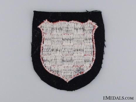 Waffen-SS Croatian Volunteer Arm Shield (2nd pattern) Reverse