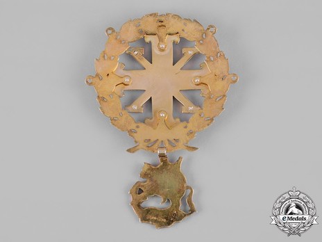 Constantinian Order of St. George, Collar Badge Reverse