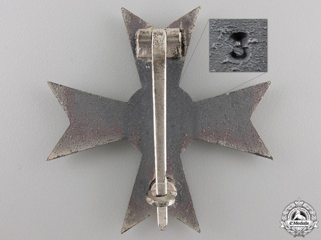 War Merit Cross I Class without Swords, by W. Deumer (3) Reverse