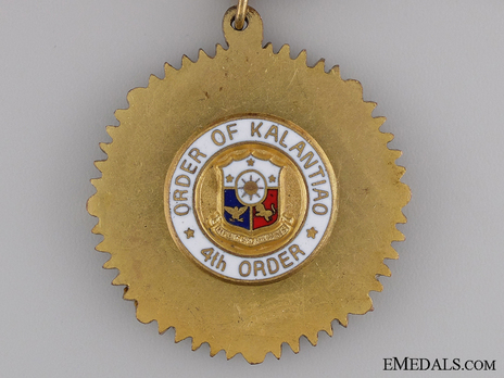Order of Kalantiao (Kalantiaw), Commander Reverse