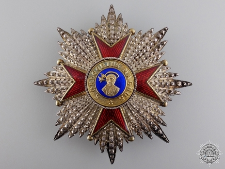 Order of St. Gregory the Great Grand Officer Breast Star Obverse