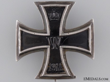 Iron Cross 1914, I Class Cross, by J. H. Werner Obverse