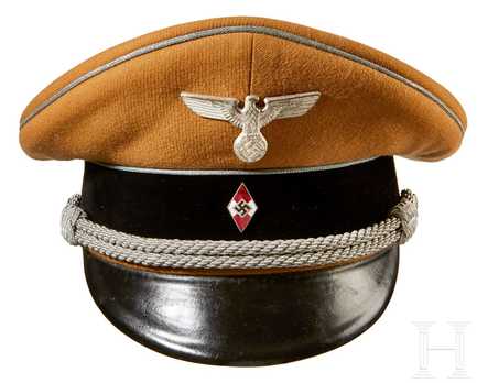 HJ Service Cap (with silver piping) Front