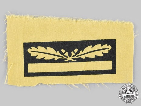 German Army Generalmajor Sleeve Grade Insignia Obverse