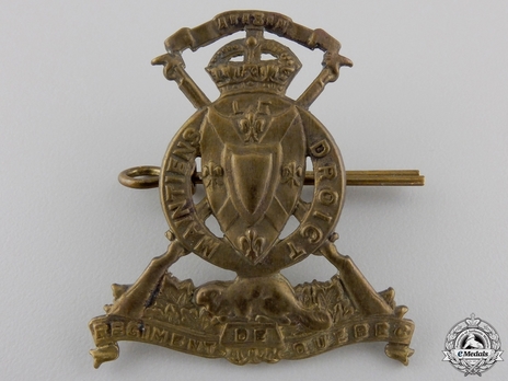 Le Regiment De Quebec Other Ranks Cap Badge Obverse