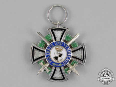 House Order of Hohenzollern, Type II, Military Division, III Class Honour Cross Obverse