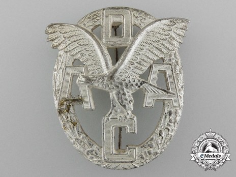 General German Automobile Organization (ADAC) Badge, in Silver Obverse