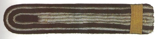 TeNo Oberscharführer 1936/1940 pattern Shoulder Boards Obverse