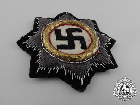 German Cross, in Gold, in Cloth (Panzer Units) Obverse