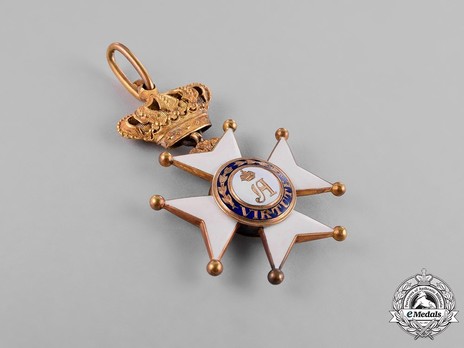 Merit Order of Adolph of Nassau, Civil Division, II Class Commander (in gold) Obverse