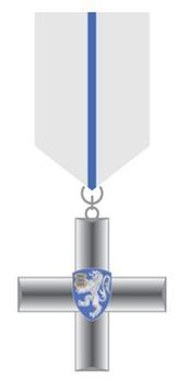 Police Service Cross, III Class (for 10 Years) Obverse