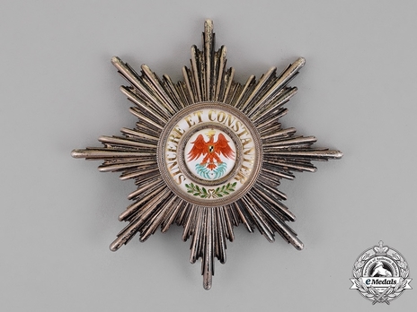 Order of the Red Eagle, Type V, Civil Division, I Class Breast Star Obverse