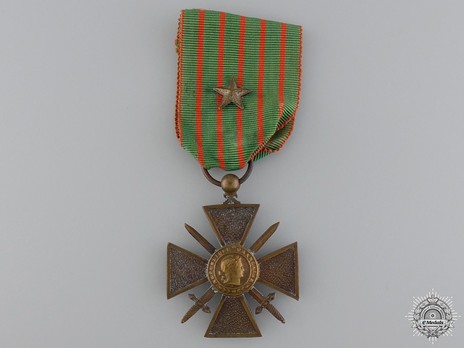 Bronze Cross (with bronze star clasp, 1914-1918) Obverse