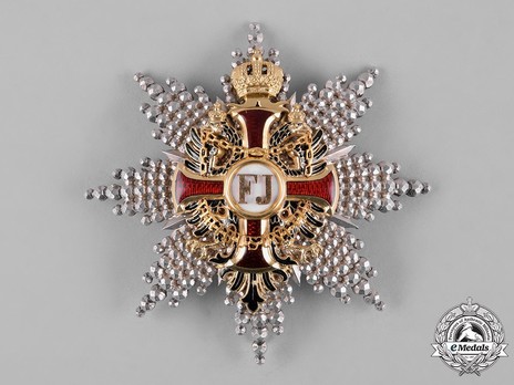 Order of Franz Joseph, Type I, Grand Cross Breast Star Obverse