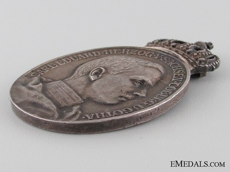 Duke Carl Eduard Medal, Type II, Civil Division Obverse
