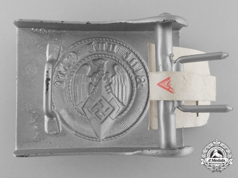HJ Officer Belt Buckle Type II (by Gustav Emil Ficker) Reverse