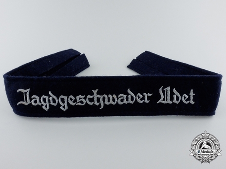 Luftwaffe Jagdgesschwader Udet Cuff Title (NCO/EM version) Obverse