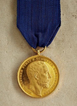 Service Medal for Art and Science, Type III, in Gold Obverse