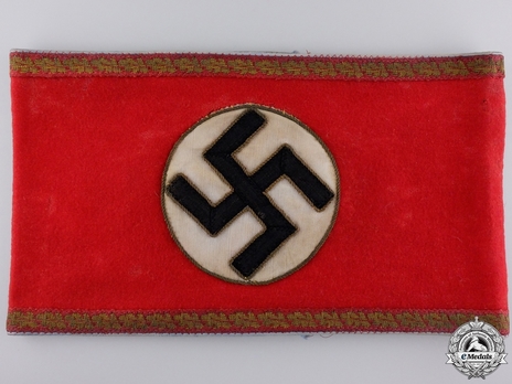 NSDAP Leiter einer Stelle/Zellenwalter/Zellenobmann Type II Ort Level Armband Obverse