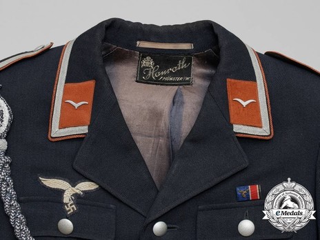 Luftwaffe Signals/Communications NCO/EM Ranks Cloth Tunic Obverse Detail