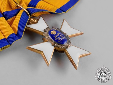 Schwarzburg Duchy Honour Cross, Civil Division, I Class Honour Cross (in gold) Reverse
