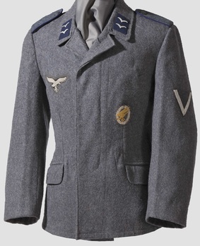 Luftwaffe NCO/EM Ranks Flight Blouse without Piping Obverse