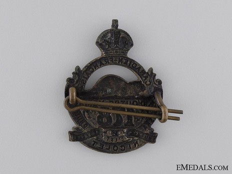 178th Infantry Battalion Other Ranks Cap Badge Reverse