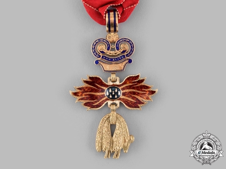 Order of the Golden Fleece, Neck Decoration (in Gold, by Rothe, c. 1925) Reverse