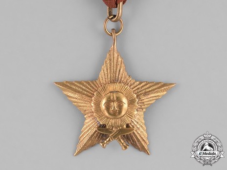 Order of the Gurkha Right Arm, III Class Reverse