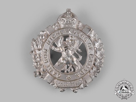 43rd Infantry Battalion Other Ranks Glengarry Badge Obverse