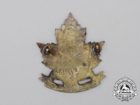 45th Infantry Battalion Other Ranks Cap Badge Reverse