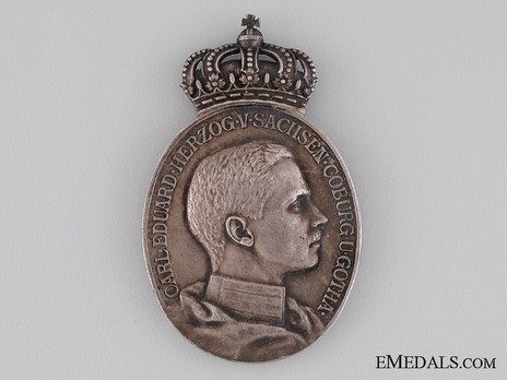 Duke Carl Eduard Medal, Type II, Civil Division Obverse