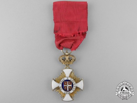Order of the Star of Karageorg, Civil Division, IV Class Reverse
