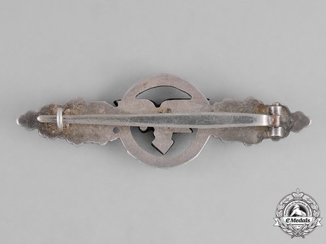 Transport & Glider Clasp, in Silver (in tombac) Reverse