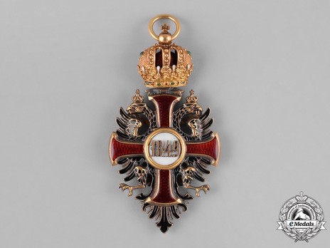 Order of Franz Joseph, Type I, Commander Reverse