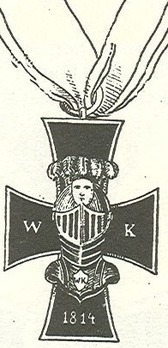 Order of the Iron Helmet, Breast Cross (on German Cross) Obverse