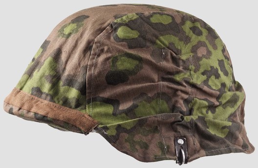 Waffen-SS Camouflage Helmet Cover (1st pattern) Left