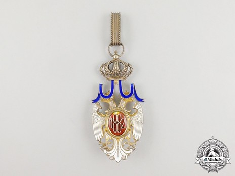 Order of the White Eagle, Type II, Civil Division, I Class Reverse