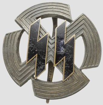 SS Germanic Proficiency Runes Badge, in Bronze Obverse
