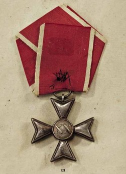 Long Service Cross for 20 Years in Silver