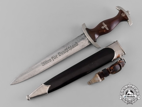 SA Standard Service Dagger by T. Wielpütz (maker marked) Obverse with Scabbard