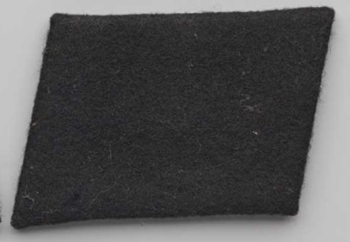 Allgemeine SS Mann Collar Tabs (post-1940 version) Obverse