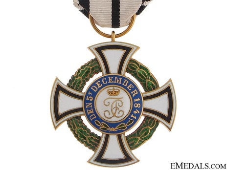House Order of Hohenzollern, Type II, Civil Division, II Class Honour Cross Reverse