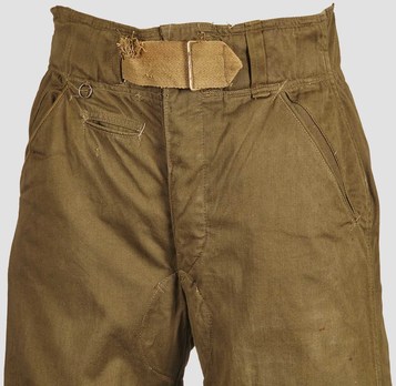 German Army Tropical Field Service Trousers (Officer version) Obverse Detail
