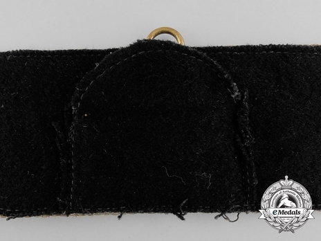 Kriegsmarine Officer's Brocade Dress Belt Strap Reverse