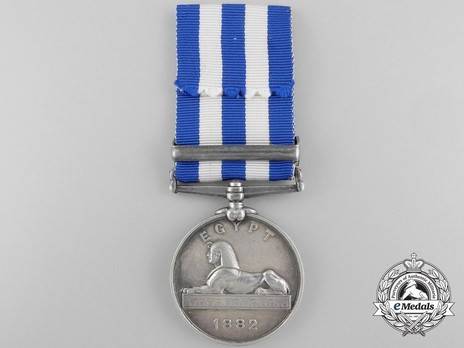 Silver Medal (with "SUAKIN 1884" clasp) Reverse