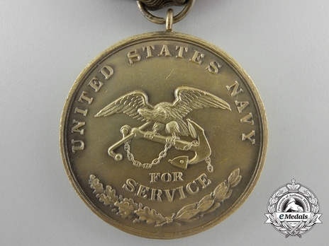 Bronze Medal (for Navy) Reverse