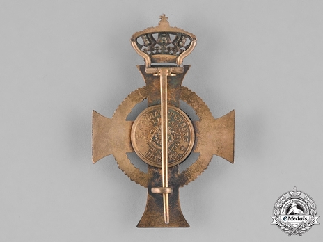 Albert Order, Type II, Civil Division, Officer (in silver gilt) Reverse